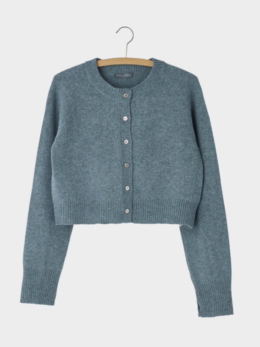 Nygardsanna Raglan Cardigan Turquoise Medium w/ shell buttons